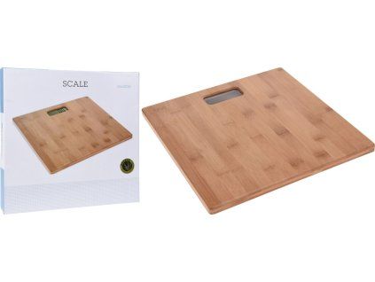 váha 180kg osob.dig. BAMBUS, 30x30cm, vč. bat.