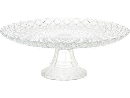 podnos d26x9,5cm na noze, sklo