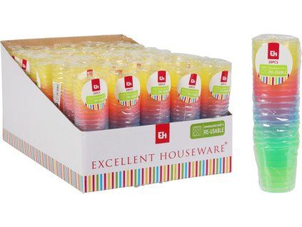 panák 30ml-20ks-BAREVNÝ, plast