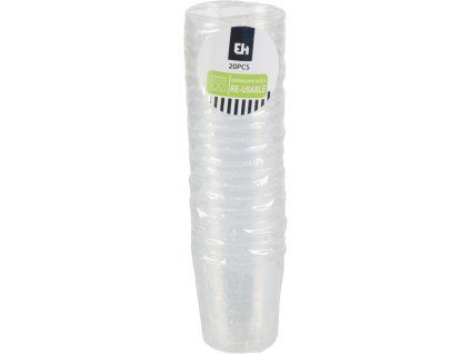 panák 30ml-20ks-TRANSPARENTNÍ, plast
