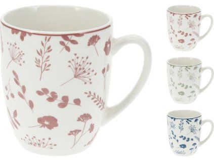 hrnek 350ml, KVÍTÍ, mix barev, porcelán