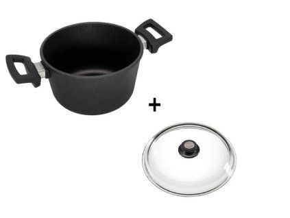 hrnec d28x12,5cm+PO skl., EUROLUX, 6,5l, slitina AL, indukce