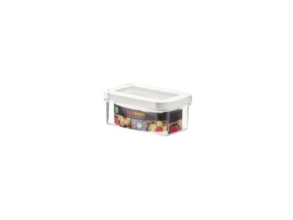 dóza 0,60l, 15,5 x9,4x6,3cm, transp., plast