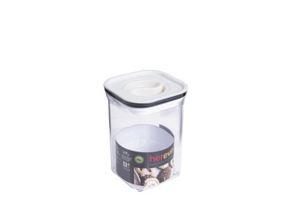 dóza 1,10l vakuum víko, 10,5x10,5x15cm,transp.ABS plast