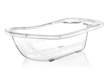vanička  89x50x28cm transpar., 50l, zátka, plast