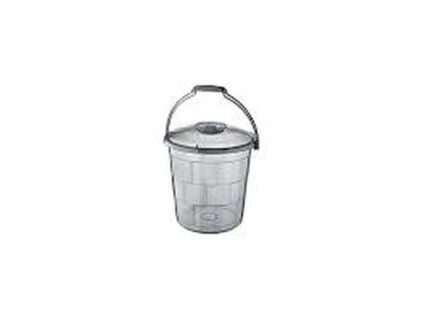vědro  5l s víkem, transpar.plast
