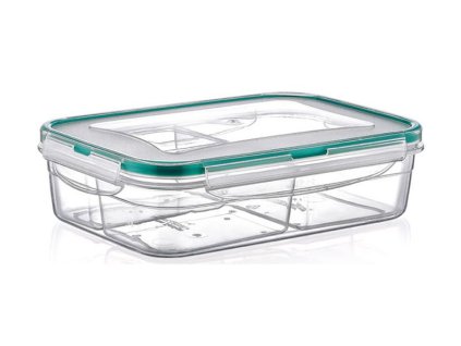 box  1,00l FRESH dělený(2x0,25l+0,5l),klick 21x14,5x6cm,transp.plast