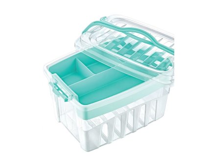 box  9,00l, 30x22x18,5cm, PIKNIK, 2ucha, transp.plast