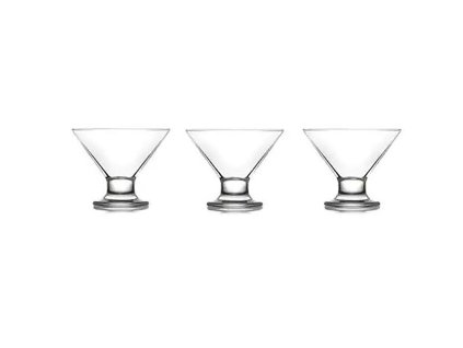 zmrzlinka 190ml, 3ks, CREMA v.8,0cm, sklo