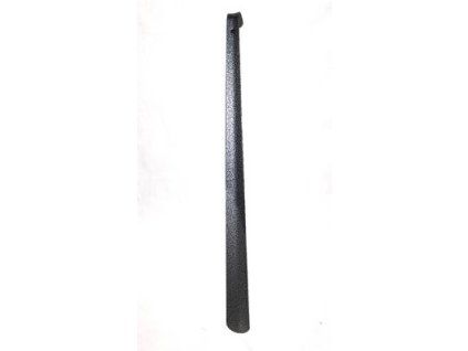 lžíce na obuv 58cm, šedá, lakovaný kov