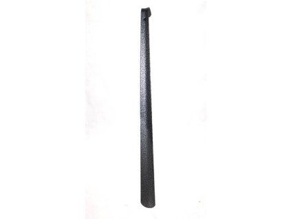 lžíce na obuv 80cm, šedá, lakovaný kov