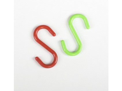 háček-S-7,0cm plast,min odběr 8 ks