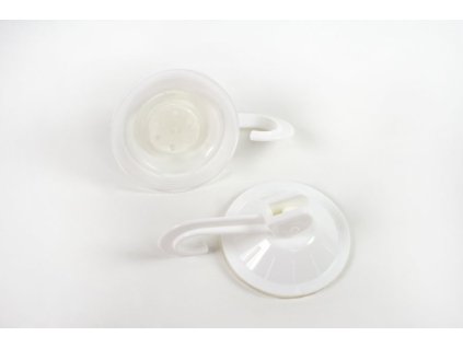 háček s přísavkou- 2ks-d6,5cm s páčkou, plast
