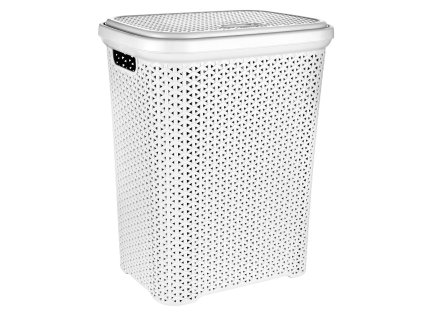 Prádelní koš s víkem RATAN 55 l
