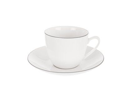 Hrnek s podšálkem Decora cappuccino 0,21 l 2 ks