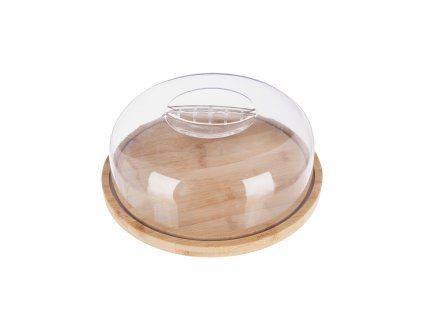 Servírovací prkénko s poklopem pr. 26 cm, v. 9 cm