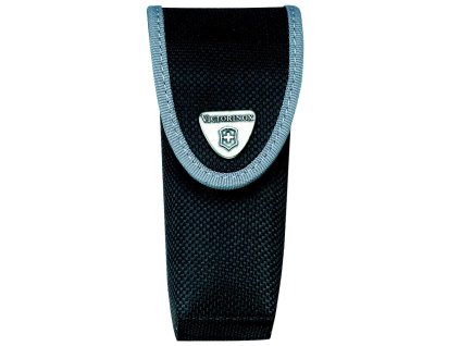 Pouzdro na kapesní nůž Victorinox 111 mm 2-4 želízka, s přihrádkou na baterku, nylonové, černé