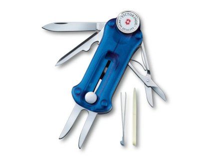Kapesní nůž GOLF TOOl, modrý transparentní