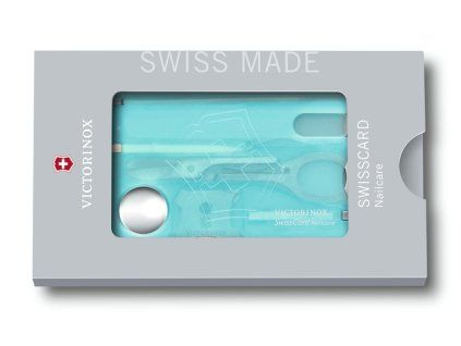 Karta Swiss Card Nailcare, černá translucentní