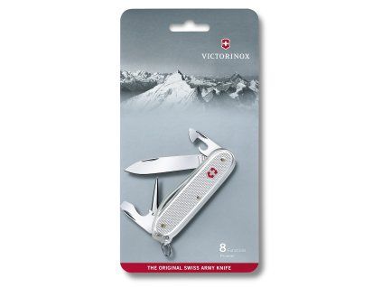 Kapesní nůž PIONEER ALOX, 93 mm, stříbrný, blister
