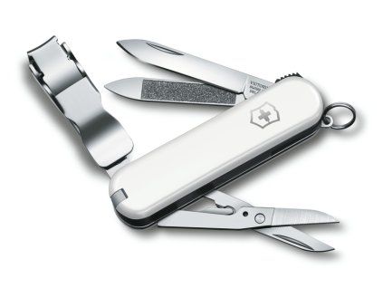 Kapesní nůž NAIL CLIP 580, 65 mm, bílý