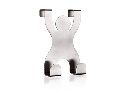 háček na dveře AKCENT 2 háčky 11x6,8cm nerez