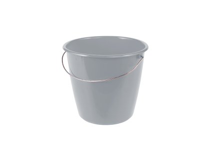 KBELÍK 5L S KOVOVOU RUKOJETÍ, ŠEDÁ