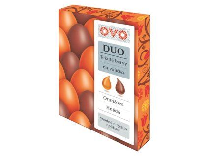 OVO TEKUTÉ BARVY DUO ORAN/HNĚDÁ á 20ML