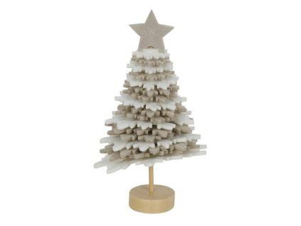 Vánoční dekorace 16cm plstěný stromek