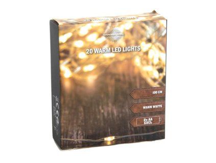 Světelný řetěz 20LED 100cm