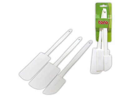 Plastová stěrka na těsto TORO 3ks
