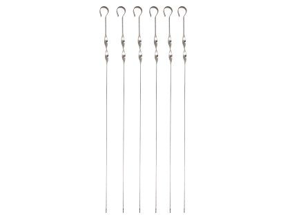 JEHLICE GRILOVACÍ PLOCHÉ 60CM, NEREZ, 6KS