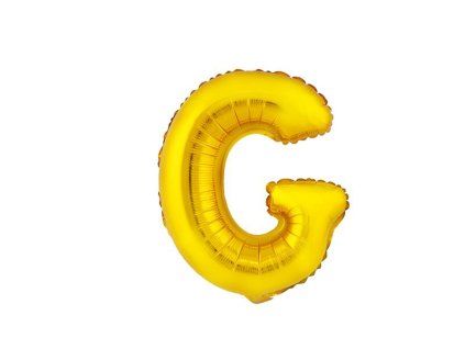Balónek fóliový TORO písmenko "G" 30cm