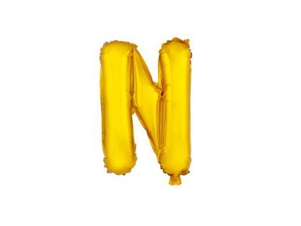 Balónek fóliový TORO písmenko "N" 30cm