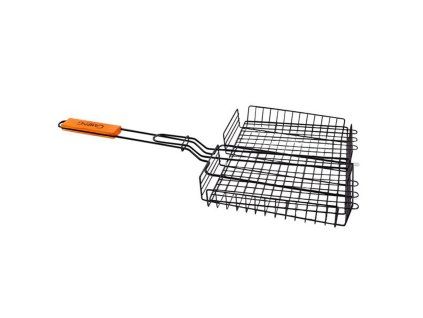 Grilovací hluboký rošt TORO Camping barbecue 30x24cm černý