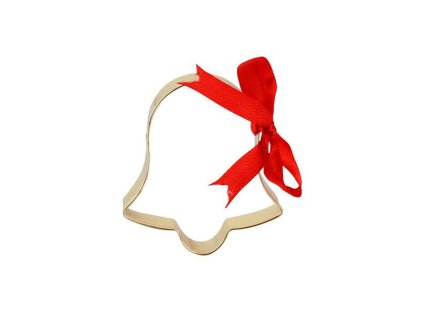 VYKRAJOVÁTKA NA CUKROVÍ - ZVONEČEK, 7CM, ZLATÉ