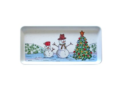 Servírovací tác TORO 35x16,5cm sněhulák