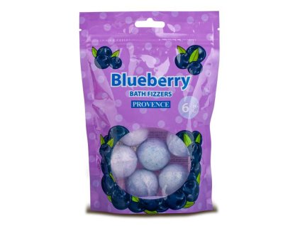 Šumivá bomba do koupele PROVENCE borůvka 6x20g