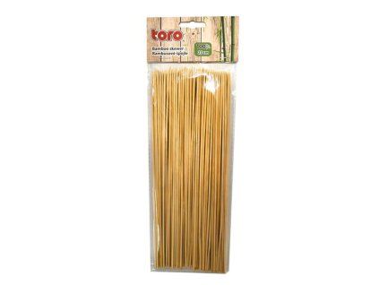 Bambusové špejle hrocené 25cm TORO 100ks