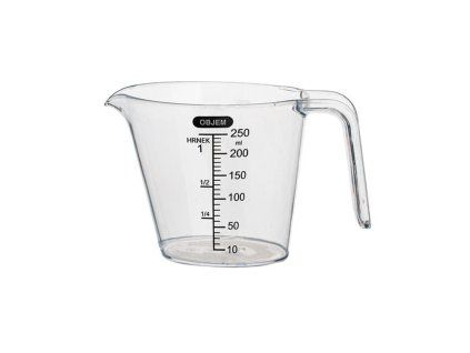 ODMĚRKA 250ML 13,5X7,8X8,7CM PLAST