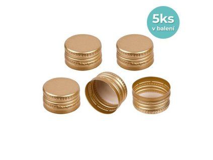Šroubovací víčka na lahve 28mm TORO 5ks