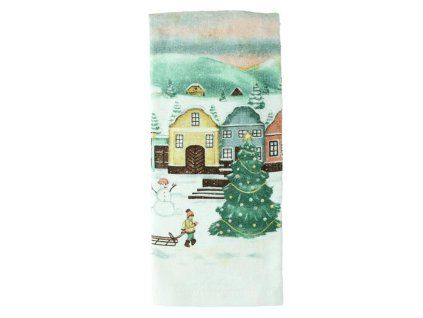 Kuchyňská utěrka TORO 38x63cm vesnička
