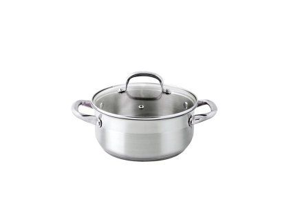 Nerezový kastrol se skleněnou poklicí PROVENCE 1,4l