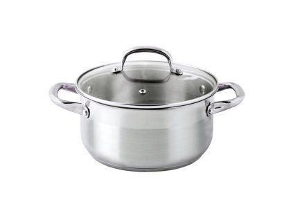 Nerezový kastrol se skleněnou poklicí PROVENCE 2l