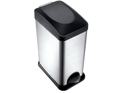 Nerezový nášlapný odpadkový koš TORO 15l