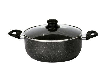 Kastrol s poklicí TORO Marble 4l nepřilnavý povrch