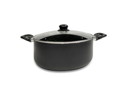 KASTROL SE SKL.POKLICÍ NERO KITCHISIMO 28X11CM 6L