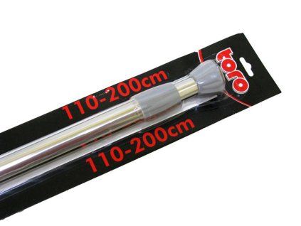 Rozpěrná teleskopická tyč nerez, 110 - 200 cm