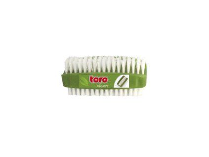 Kartáček oboustranný 9cm TORO zeleno-bílý