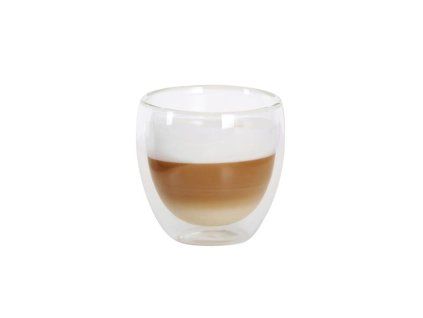 Skleněný hrnek Cappuccino TORO dvojité borosilikátové sklo 280ml